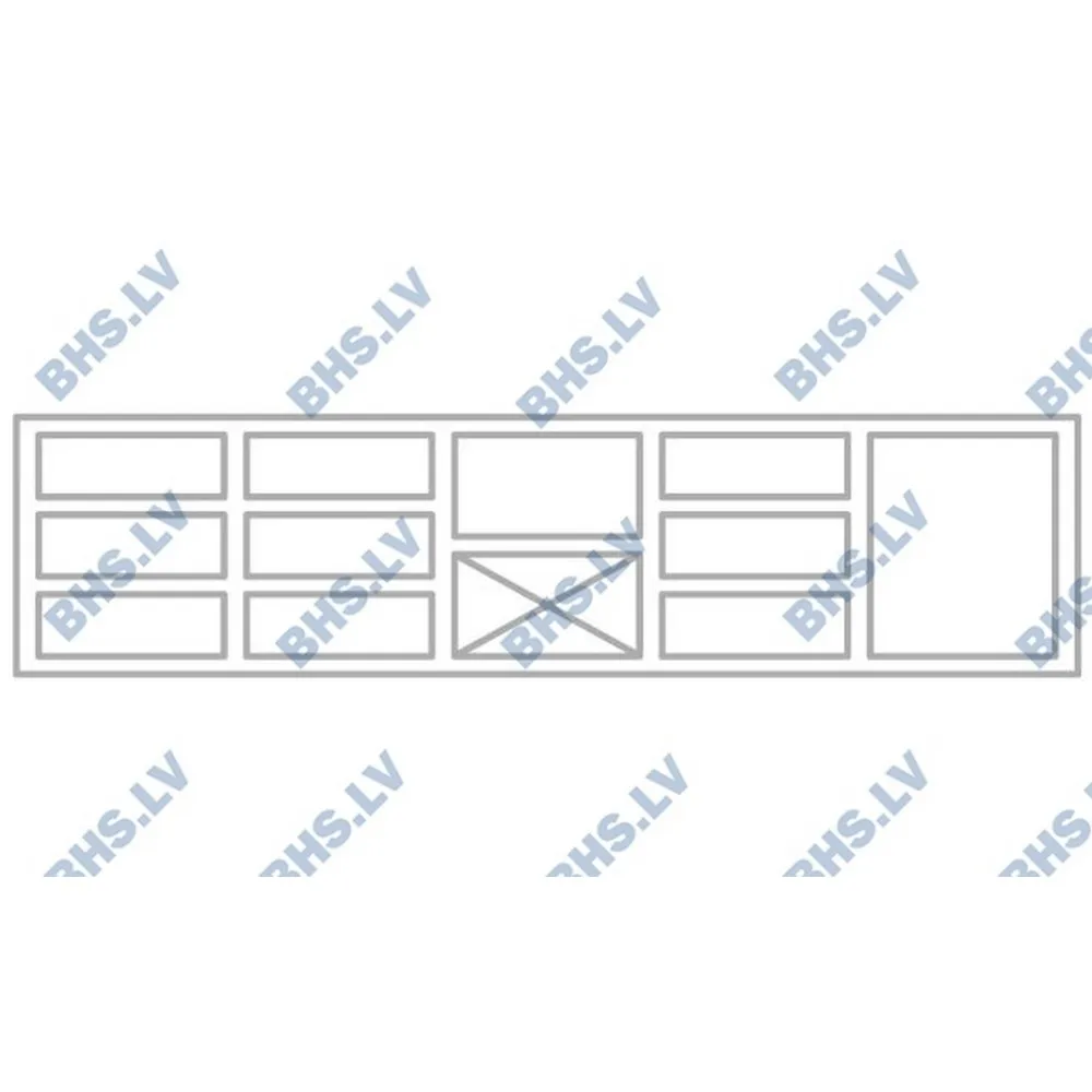 Cooling counter P448 2130 mm