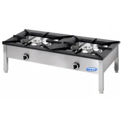 Gas range 2x9.0 kW