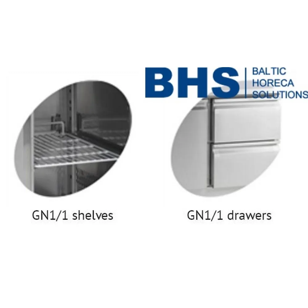 Saladette counter SASS 1365 mm