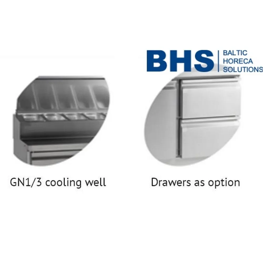 Sandwich preparation counter GN1/1 1510 mm