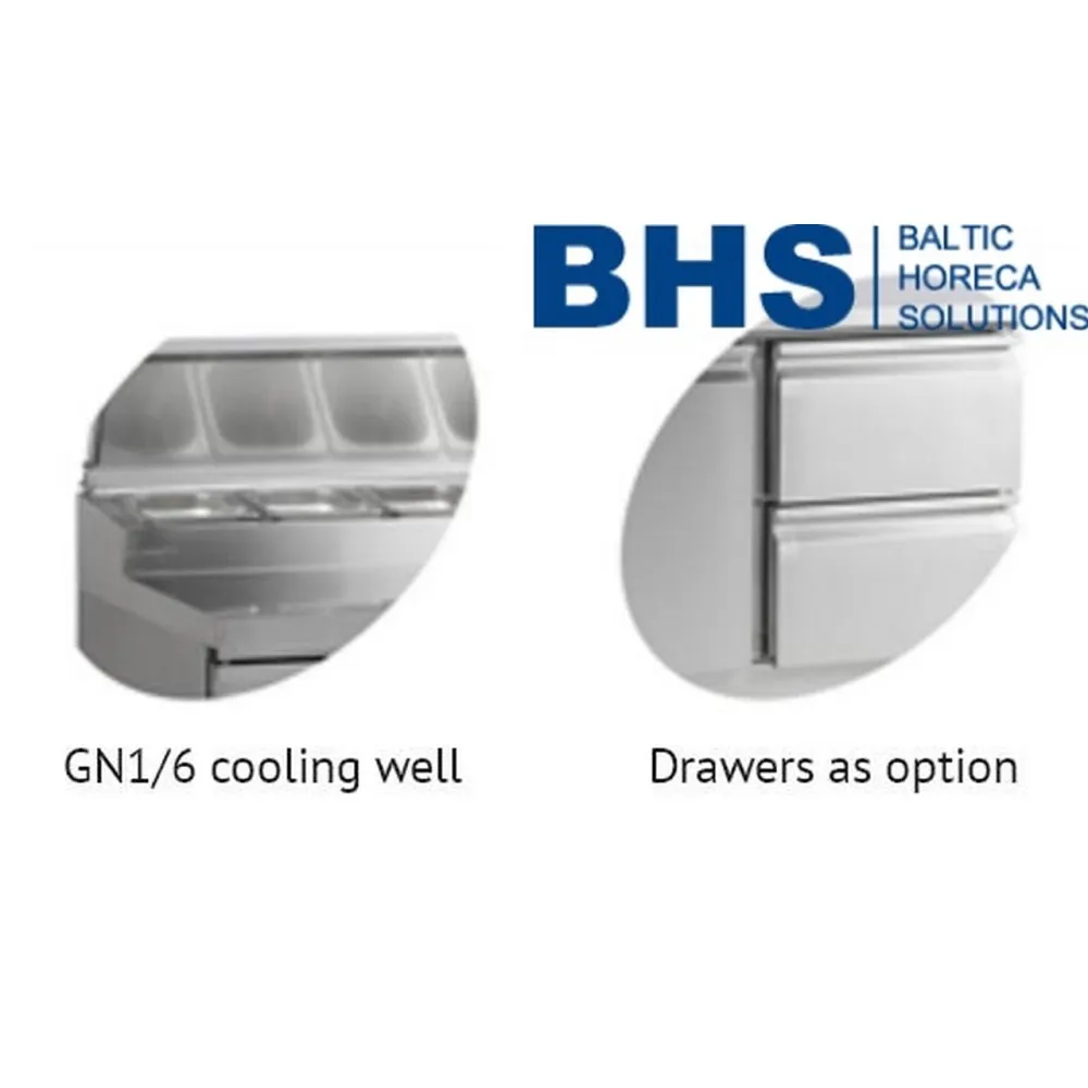 Cooling counter GN1/1 1365 mm