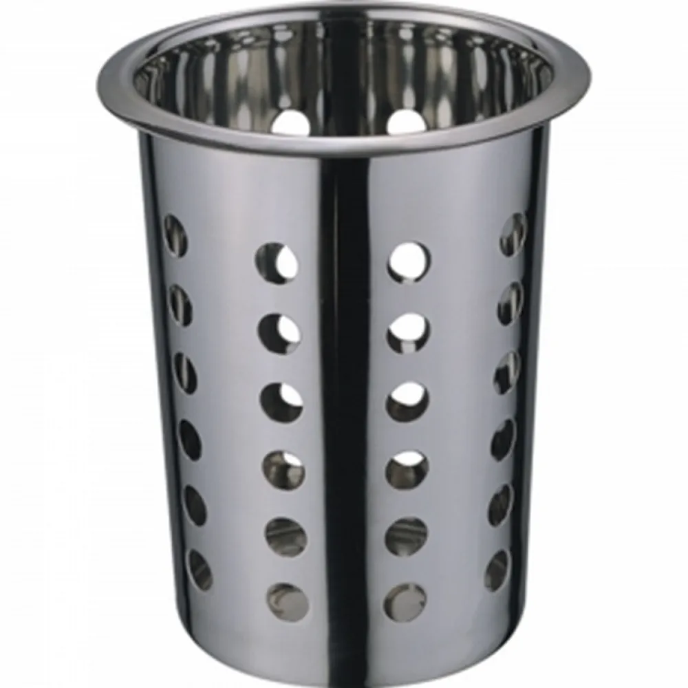 Steel cutlery basket