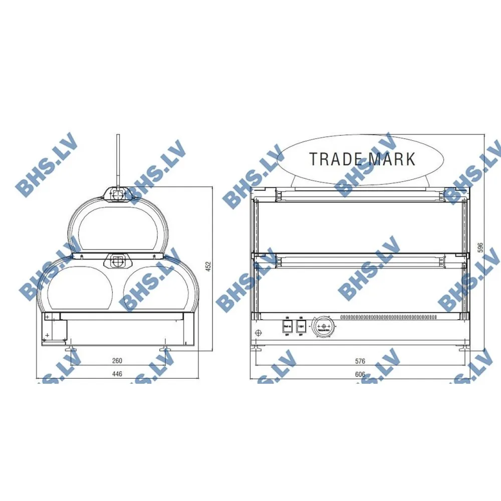 Hot showcase HOT SPOT Inox