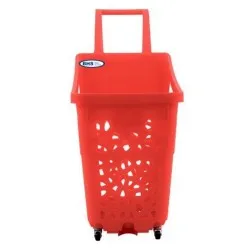 Rolling shopping basket 3028