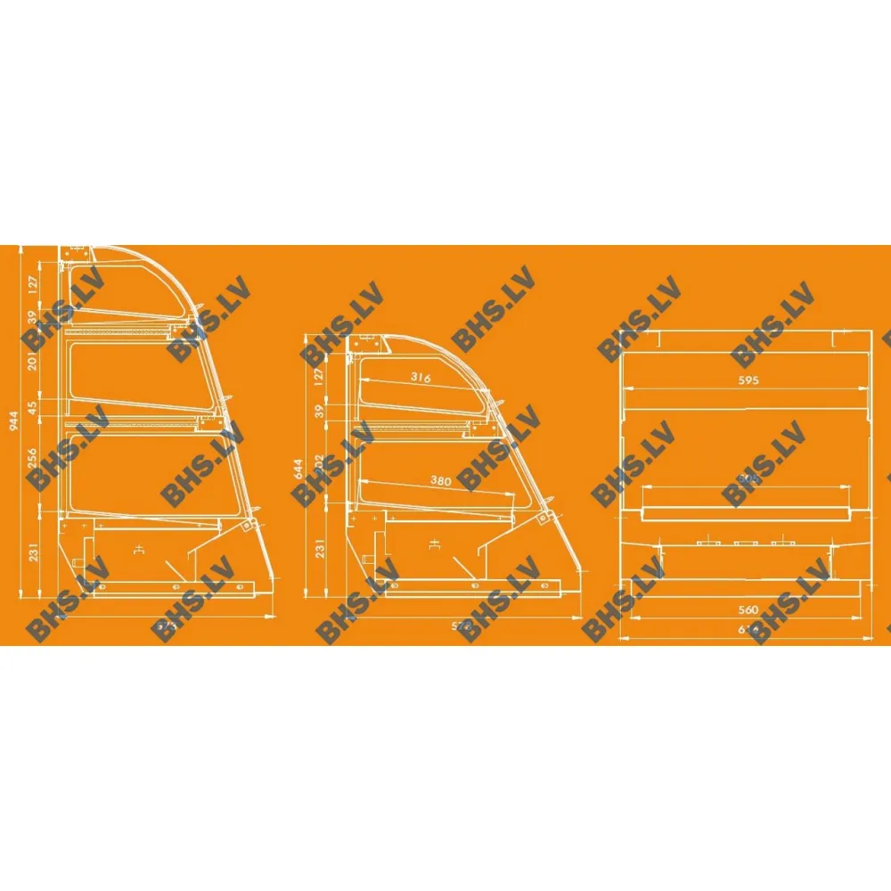 Heated display case KENTUCKY HOT 1S self-service High