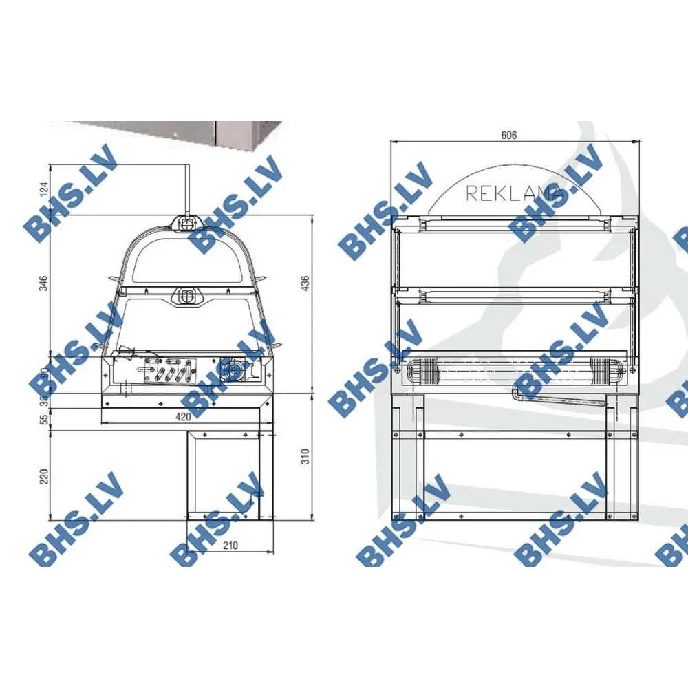 Refrigerated display case Loire Cold Inox