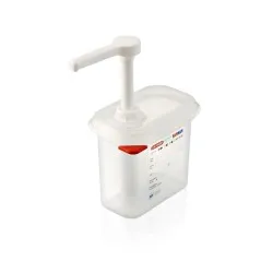 Pump dispenser for sauces GN1/9