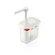 Pump dispenser for sauces GN1/9