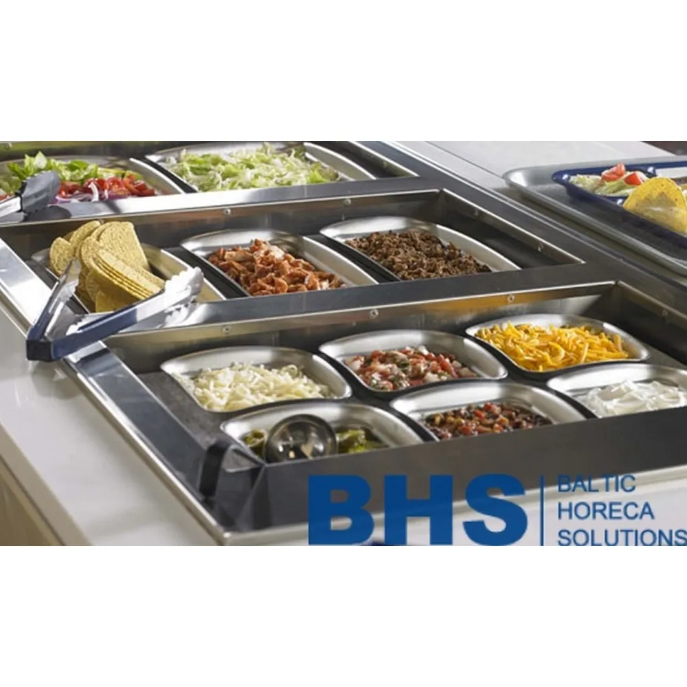 Decorative panel for GN1/1 containers