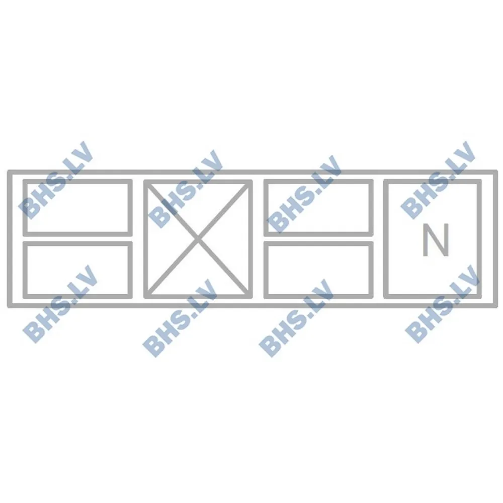 Low cooling counter with neutral drawer 1600 mm P226