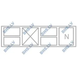 Low cooling counter with neutral drawer 1600 mm P226