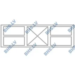 Low cooling counter 1300 mm P226