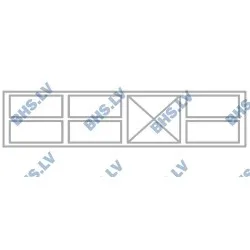 Low cooling counter 1720 mm P327