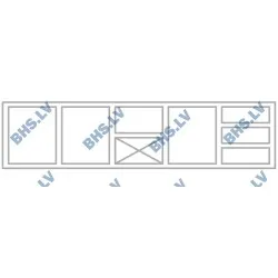 Saladette сounter P443 2130 mm
