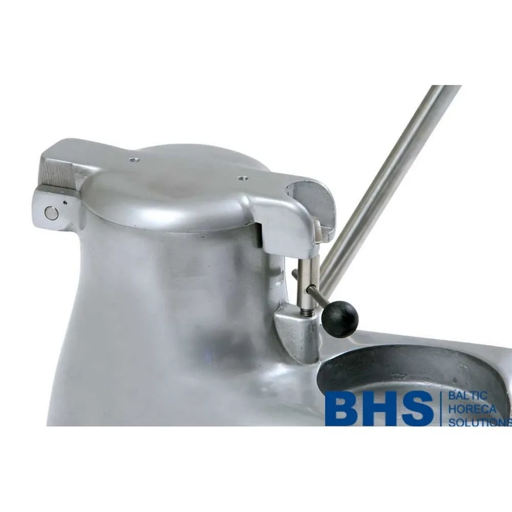 Hamburger press hand