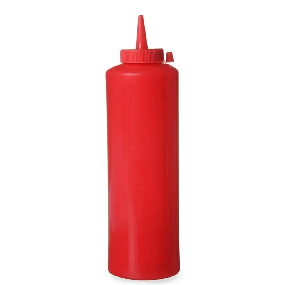 Dispenser for sauces 700 ml, red