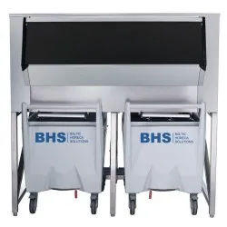 Ice storage bin with cart BCD400, 413 kg