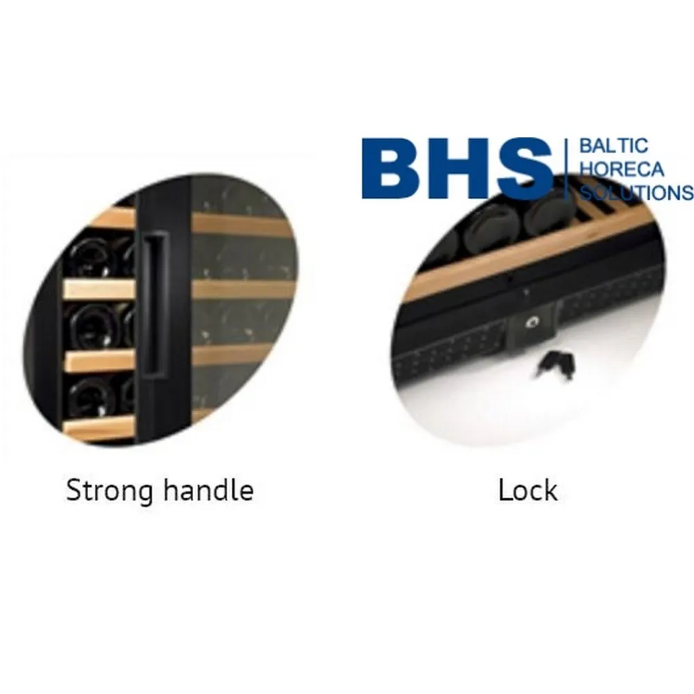 Wine cooler 350L Black