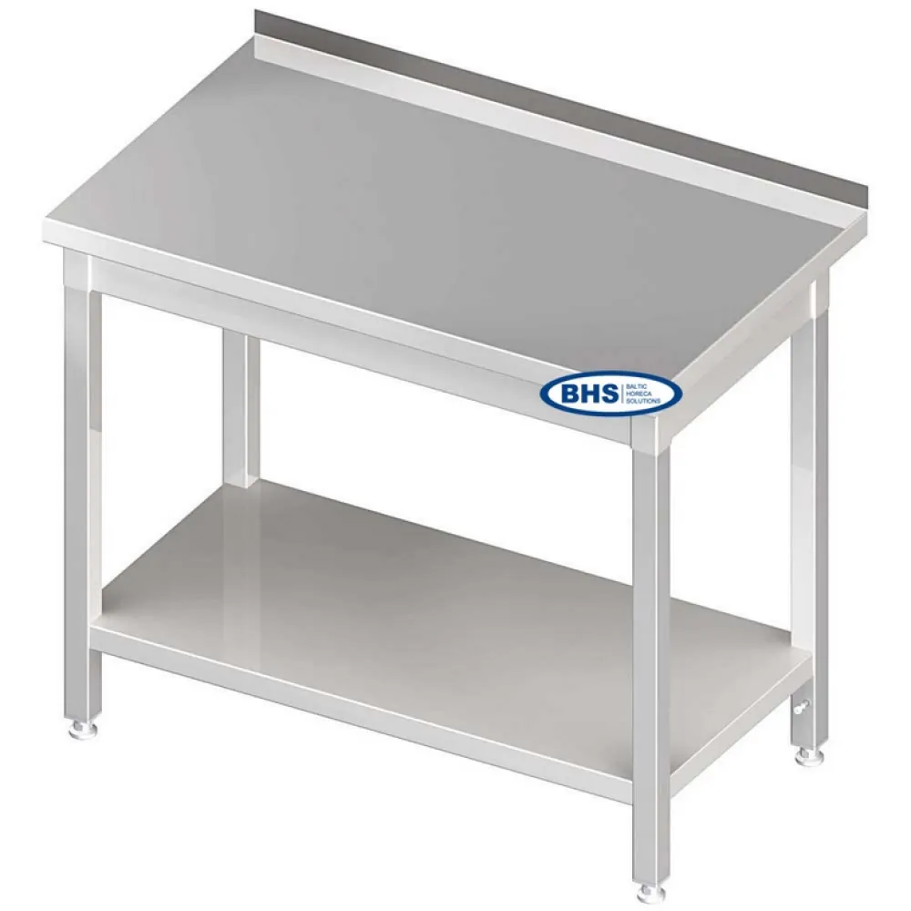 Metal table with shelf 1400