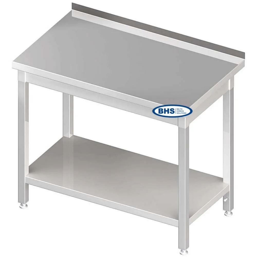 Metal table with shelf 1300