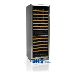 Wine cooler 350 liters with 2 zones SS