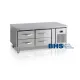 Freezing counter with 4 drawers 1360 mm
