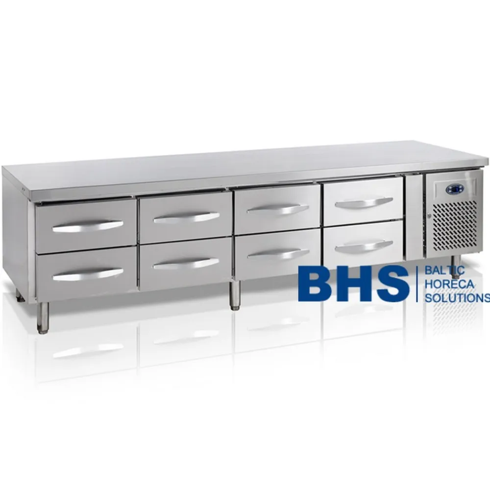 Freezing counter with 8 drawers 2230 mm