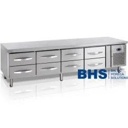 Freezing counter with 8 drawers 2230 mm