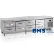 Freezing counter with 8 drawers 2230 mm