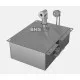 Drop-in bain marie basin 1080 mm