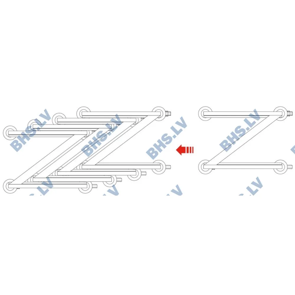 Trolley for 10 GN1/1 trays