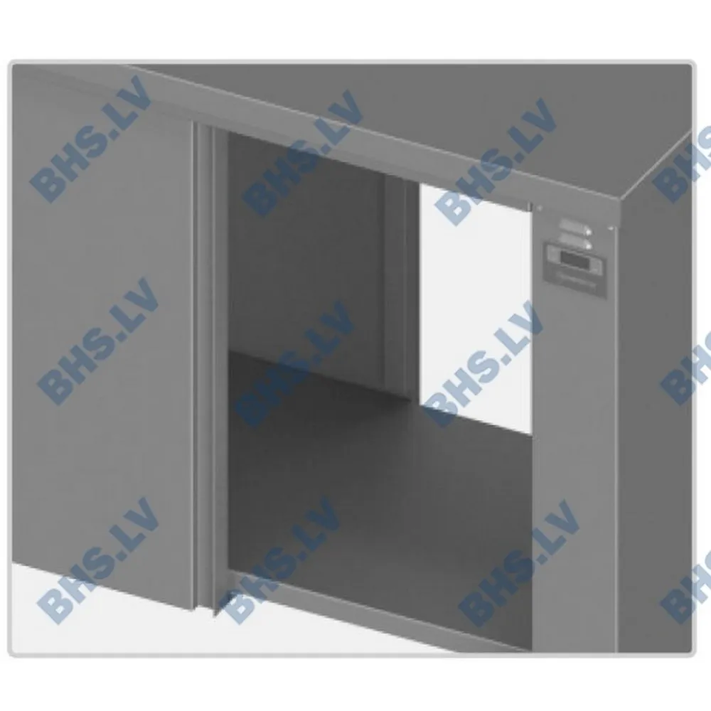 With doors on front and back sides