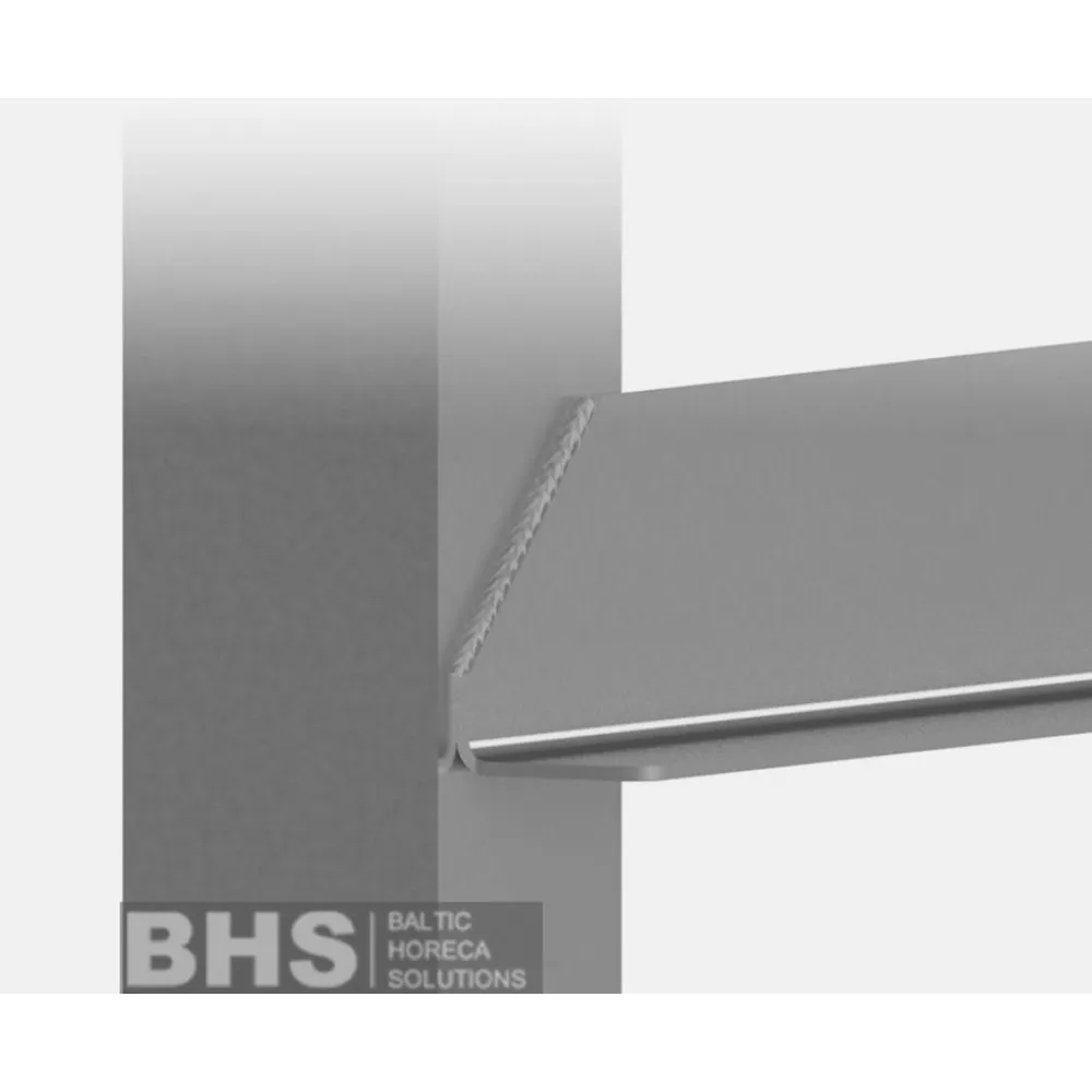 Frame with guides for gastronorn containers