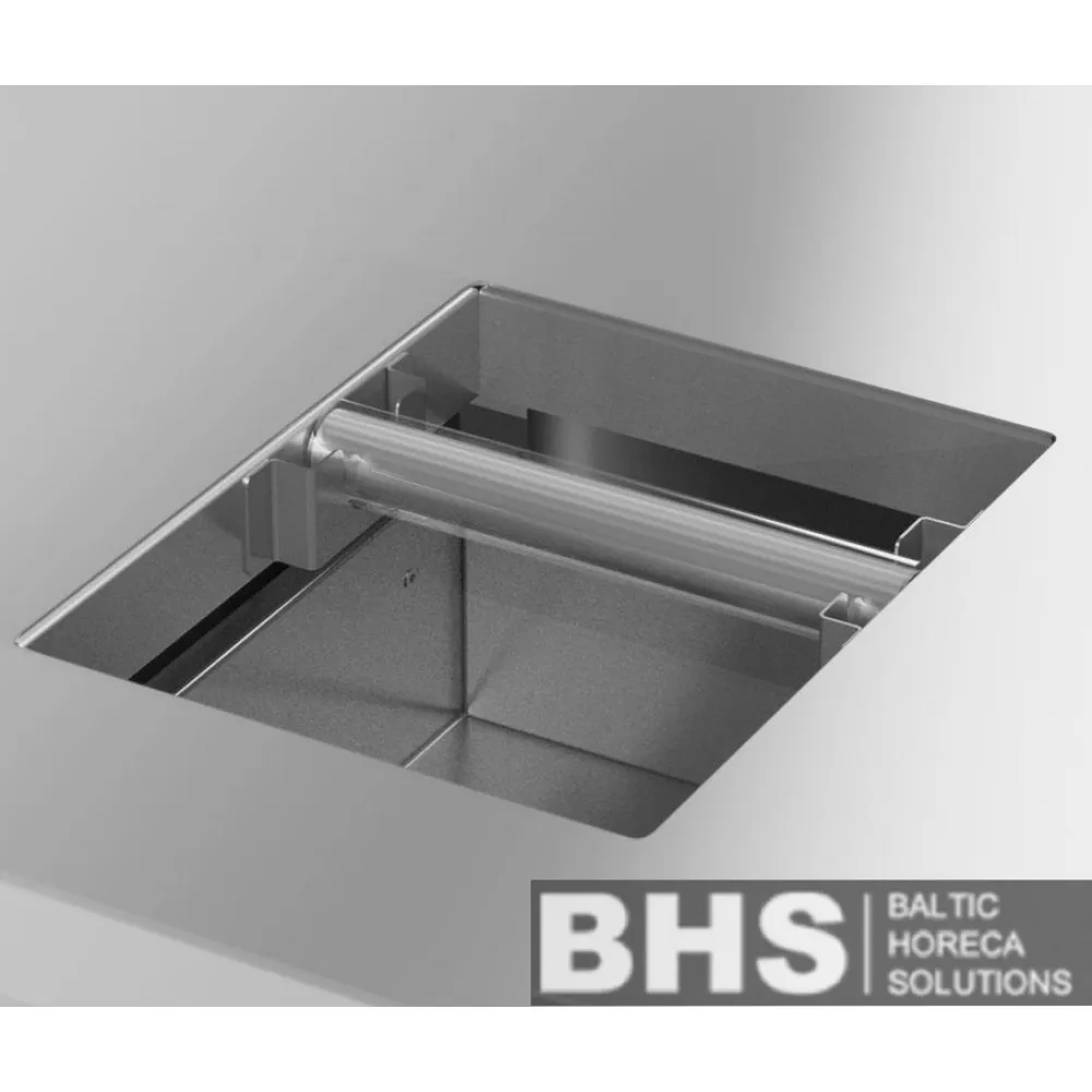 Waste hole for coffee grinder