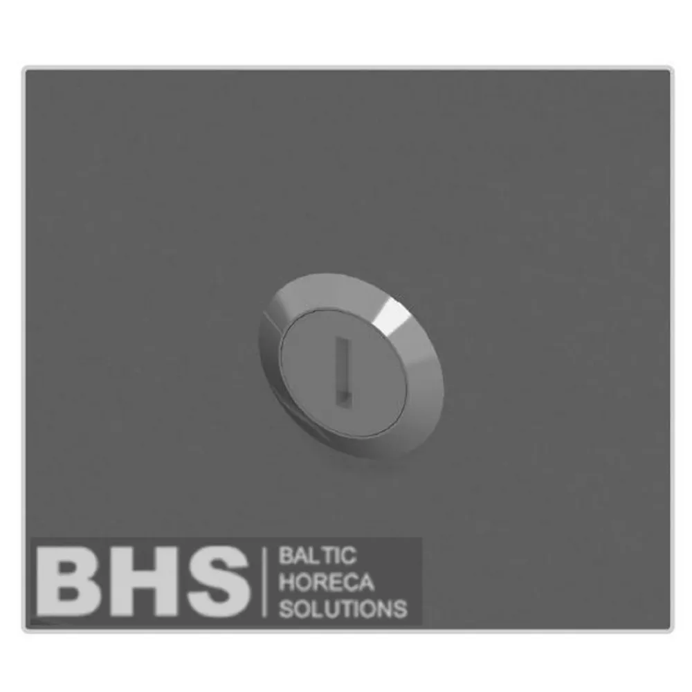 Lock for modular shelf with shutting doors