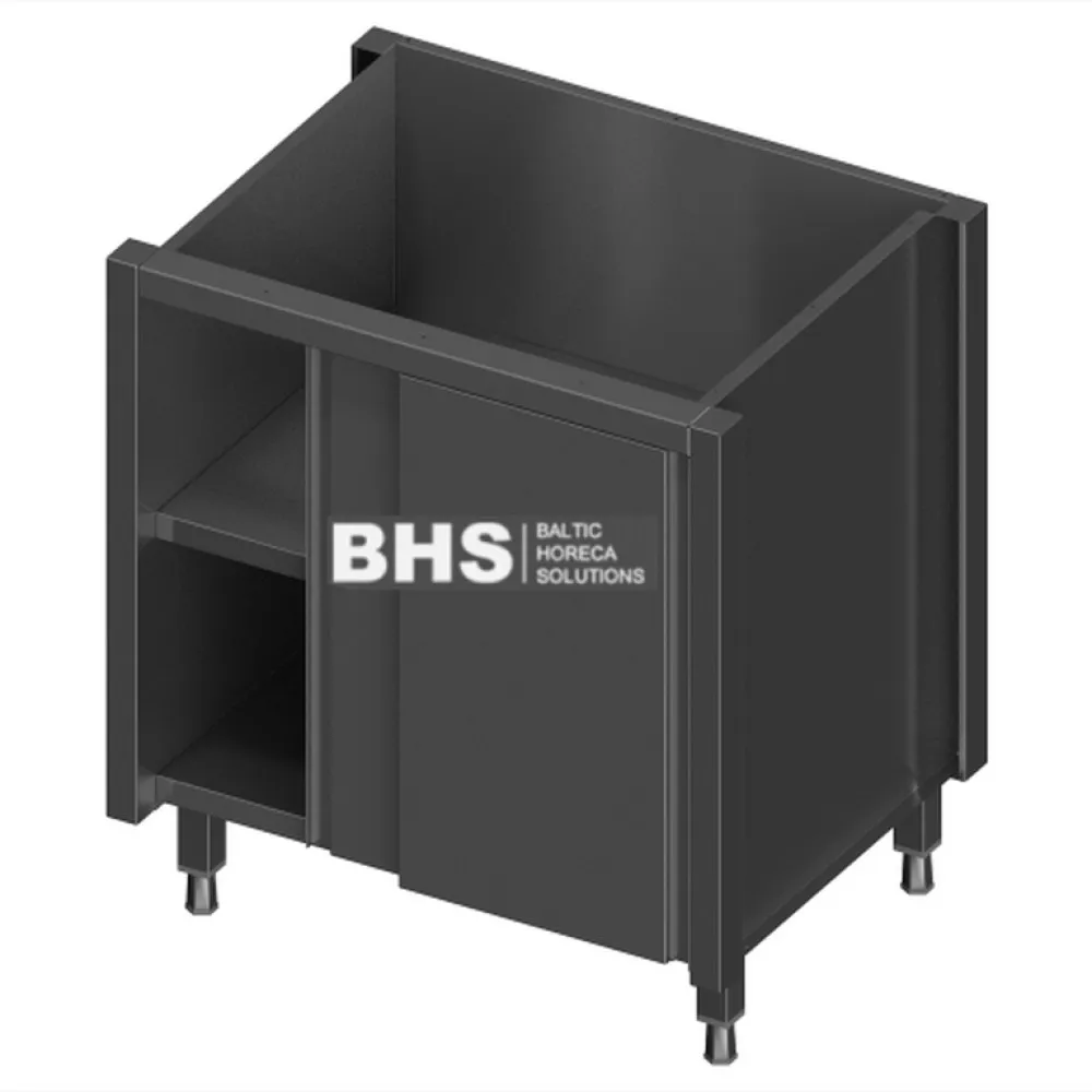 Module with adjustable shelf and sliding doors 1000