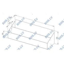 Mounted speed rack double 500