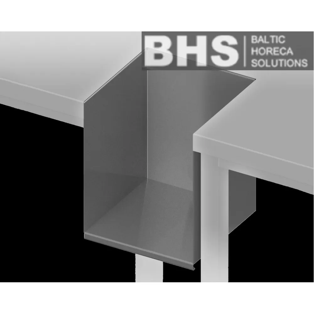 Welded shelf for blender