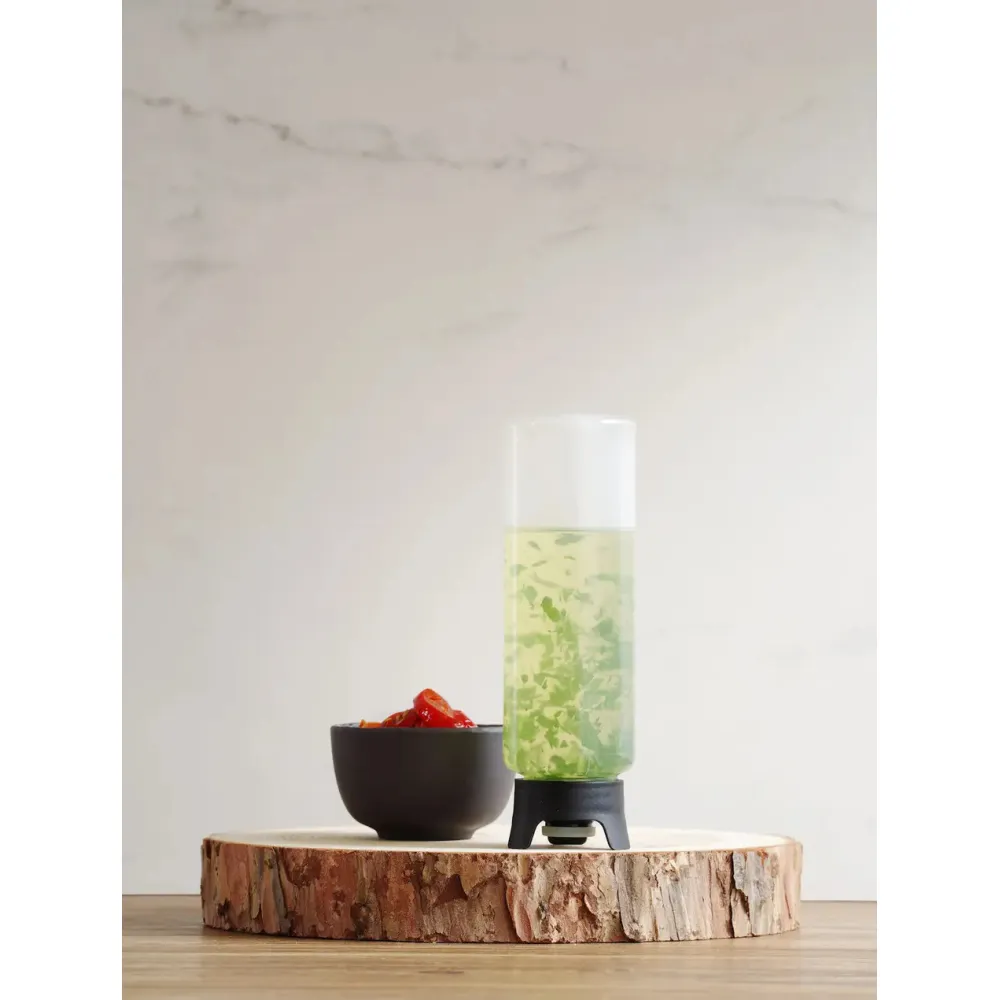 Non-drip sauce dispenser bottle 230 ml, transparent