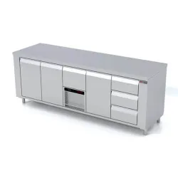 Cooling counter with lifting mechanism P444 2330 mm