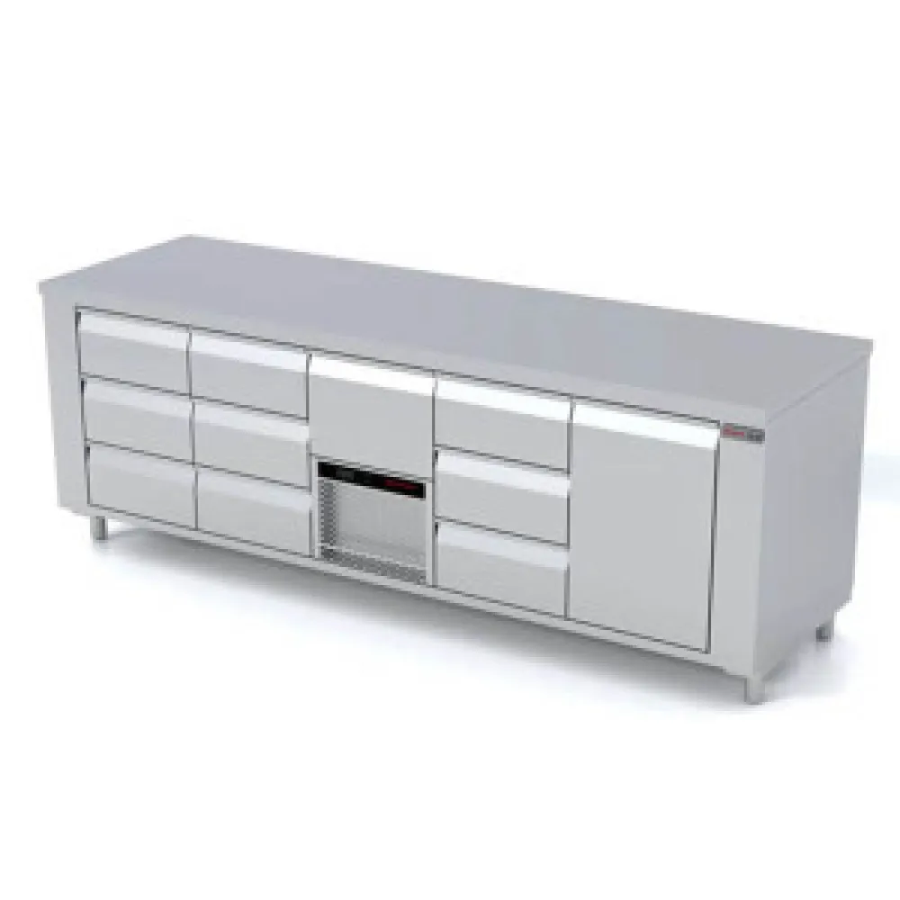 Cooling counter with lifting mechanism P449 2330 mm