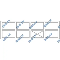 Saladette сounter P313 1720 mm