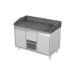 Cooling counter with granite table top P202 1300 mm
