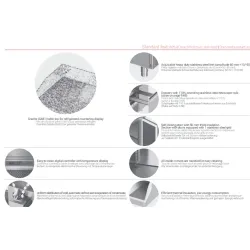 Cooling counter with granite table top 2130 mm P433