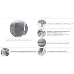 Cooling counter for baking trays P105