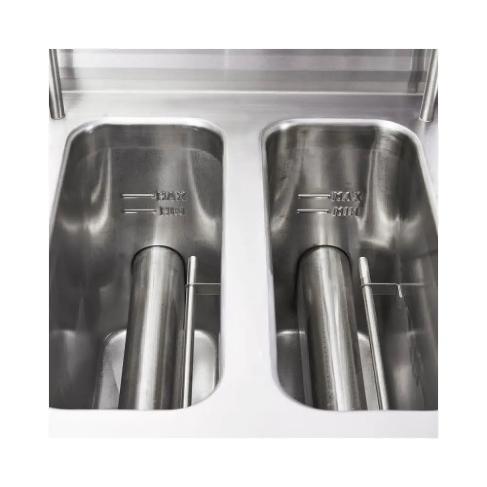 Gas fryer 2x7 liters