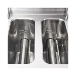 Gas fryer 2x7 liters