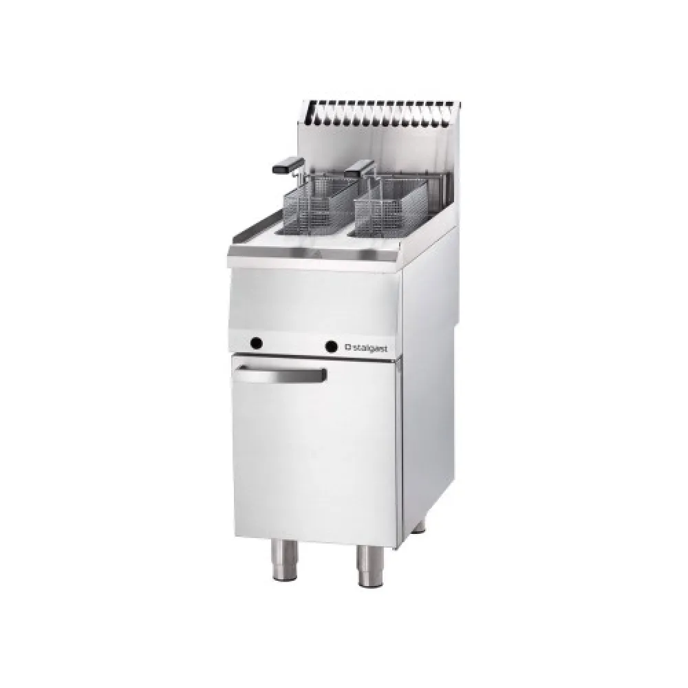 Gas fryer 2x7 liters