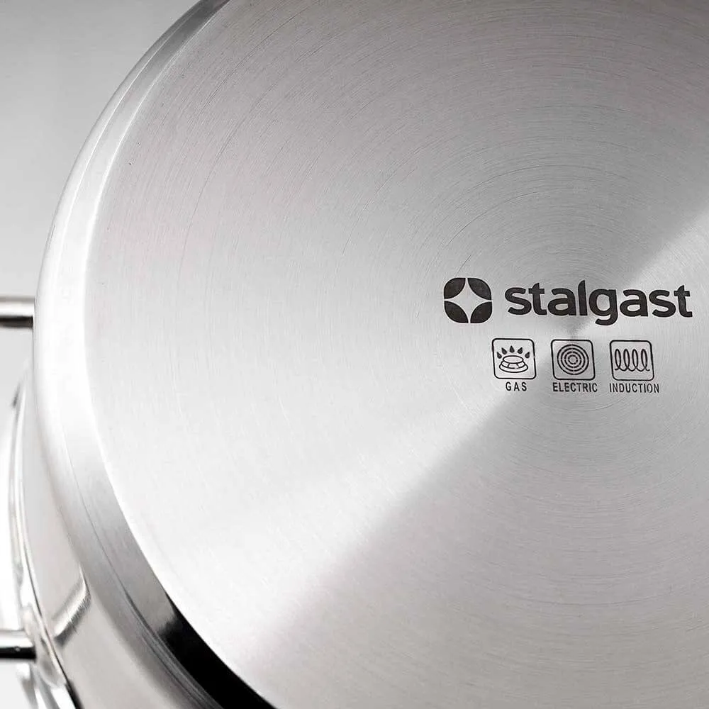 Stalgast 500 mm Stainless Steel Pot with Lid – 62.8 Litre Capacity