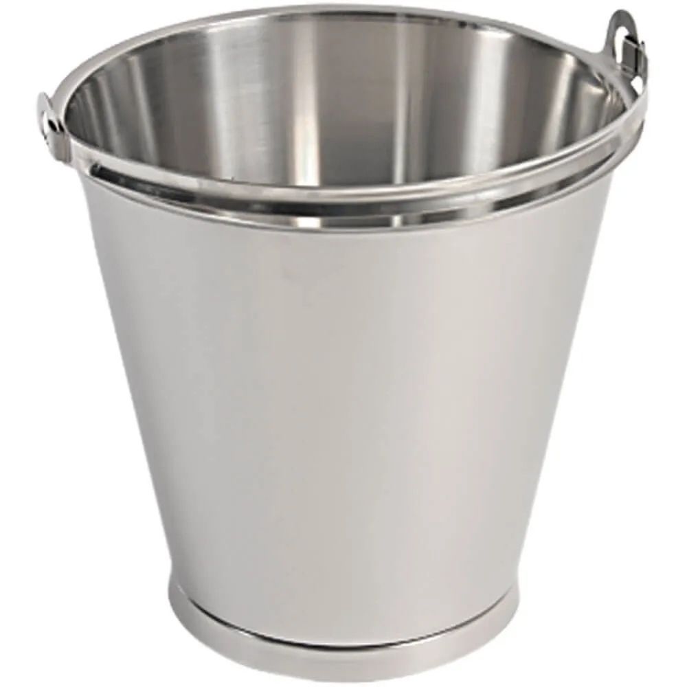 Stalgast Premium Stainless Steel Bucket with Mounting Ring Ø 305 mm, 15.0 L